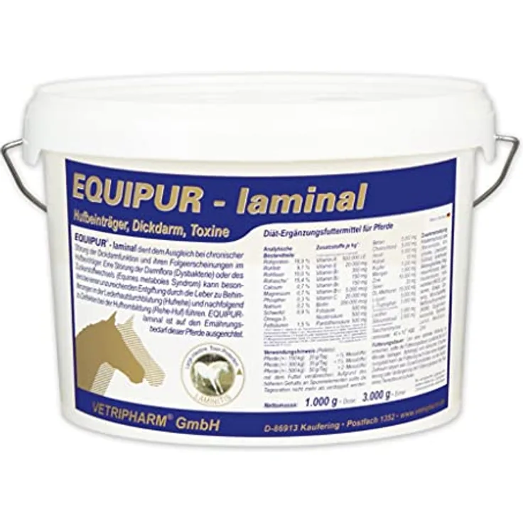 Equipur laminal P, 3 kg Diät-Ergänzungsfuttermittel für Pferde