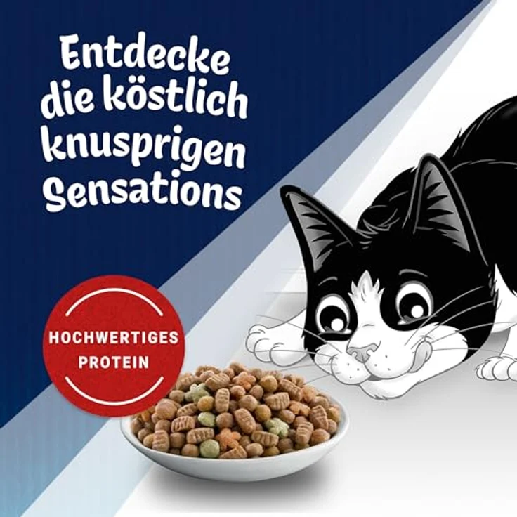 FELIX Countryside Sensations Katzenfutter trocken, mit Rind und Huhn, knusprige Kroketten, 1 kg, ohne Zusatzstoffe – Bild 2
