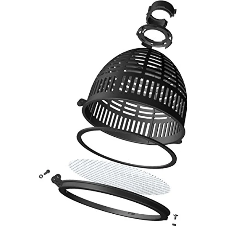 JBL Lampenschirm TempProtect II Light L, Hitzebeständiger Reptilien-Verbrennungsschutz aus Spezialkunststoff, schwarz – Bild 3