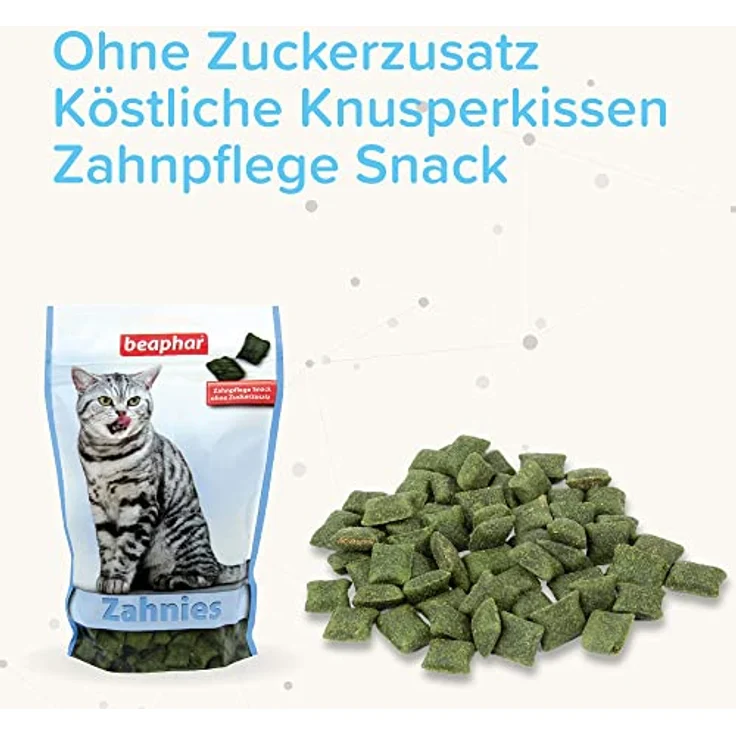 Beaphar Zahnies für Katzen, Katzensnack zur Zahnhygiene, 150 g Packung – Bild 3
