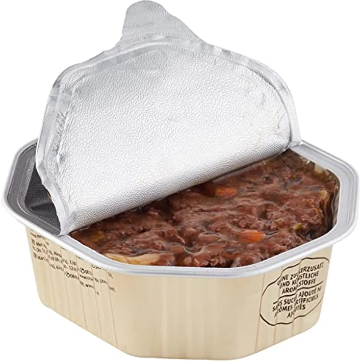 Cesar Hundefutter Nassfutter Landküche, Geflügel & Gemüse, 7er Pack (7 x 2 Schalen x 150 g), 100% ausgewogene Mahlzeiten, herzhafte Gerichte in Jus – Bild 4