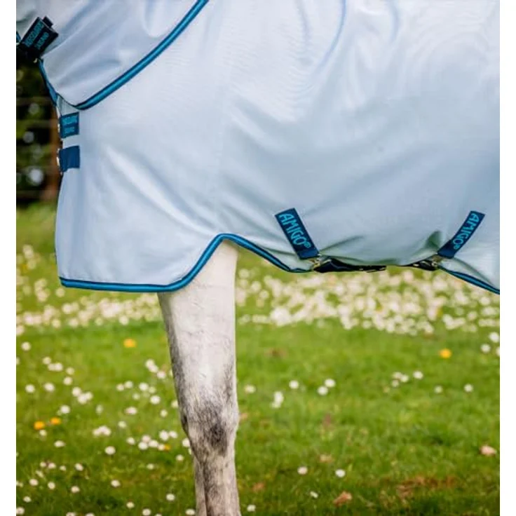Horseware® Amigo® Fliegendecke gegen Insekten, 0 g, leicht, atmungsaktiv mit abnehmbarem Halsschutz und UV-Schutz – Bild 4