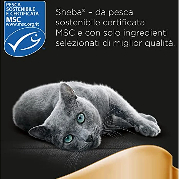 Sheba Portionsbeutel Multipack Fisch in Gelee, Katzen-Nassfutter mit Lachs, Thunfisch, Weißfisch und Kabeljau, 60 Beutel à 85 g, ohne künstliche Farb- und Konservierungsstoffe – Bild 5