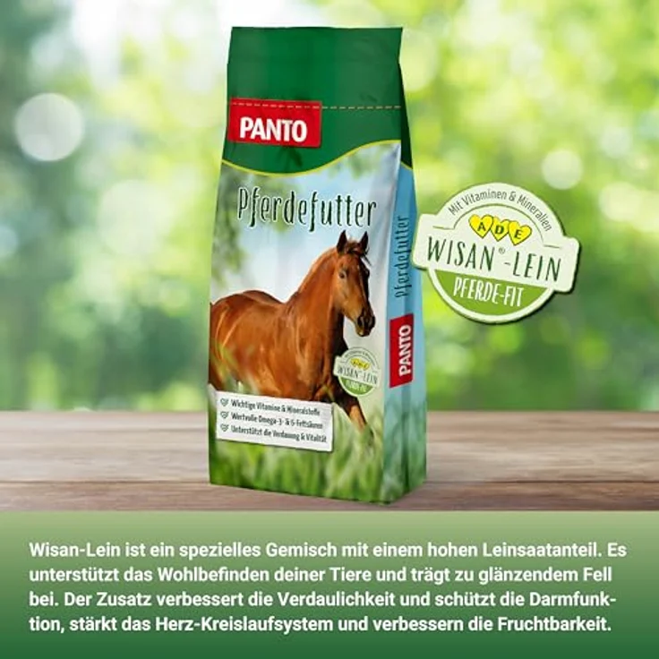 PANTO Pferdemineral P85, 25 kg Mineralfutter für Pferde, reich an Vitaminen, Mineralien und Omega-3-Fettsäuren, 3mm Pellets – Bild 5