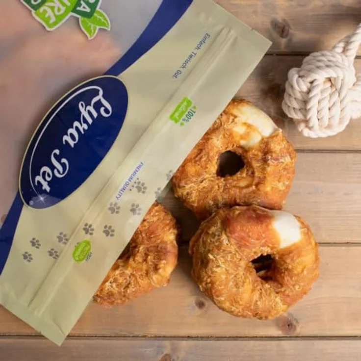 Lyra Pet® 5 kg Kauringe mit Hühnerbruststreifen, fettarmer Kausnack für Hunde mit langanhaltendem Kaugenuss – Bild 5