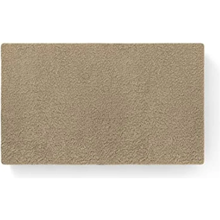 Knuffelwuff Hundematte Ellenie, orthopädisch aus Teddymaterial und Velours, 120 x 72cm Beige, rutschfester Unterboden, leicht zu reinigen, für große, mittelgroße und kleine Hunde – Bild 3
