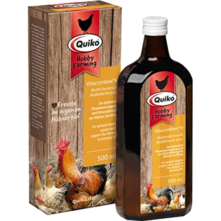 Quiko Vitacombex H, Multivitaminsaft für Hühner und Geflügel, 500ml - Optimale Vitaminversorgung, Made in Germany – Bild 1