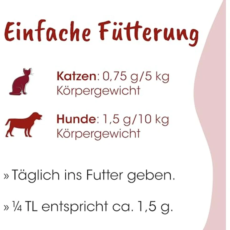cdVet Fit-BARF Eierschalenpulver, 1 kg, natürliche Kalziumquelle zur Ergänzung bei rohem Fleisch – Bild 6