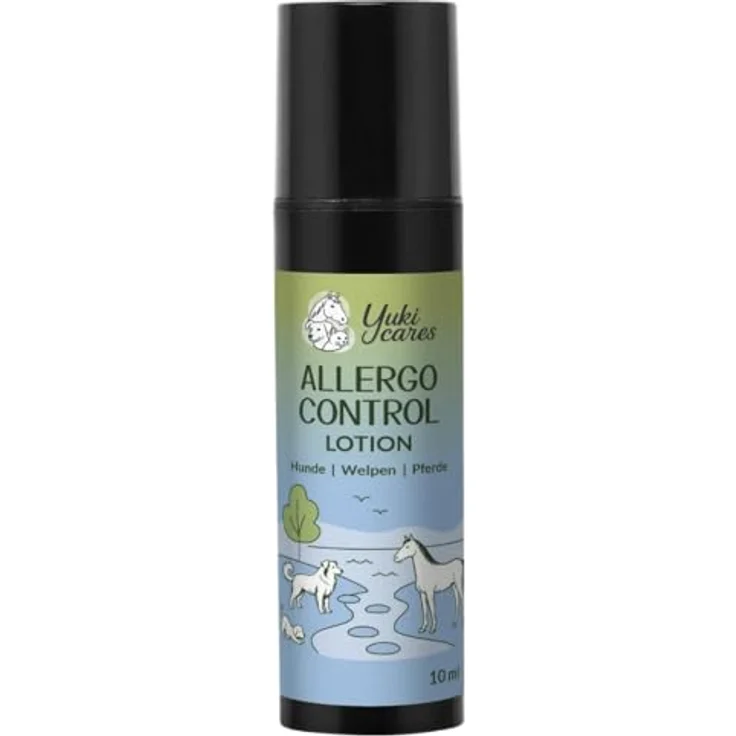 Yuki cares Allergo Control Lotion, Juckreizmittel für Hunde mit natürlichen Wirkstoffen, 10ml, handgemacht in Deutschland – Bild 1