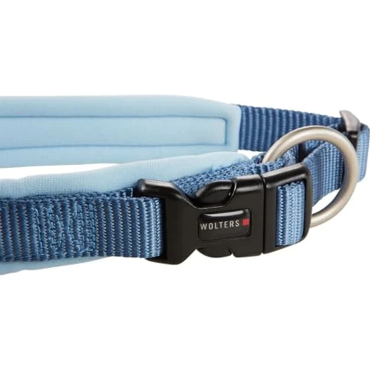 Wolters Professional Comfort Halsband, Hundehalsband in Riverside Blue/Sky Blue, Größe 45-50 cm x 30 mm – Bild 2