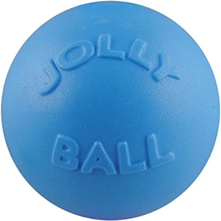 Jolly Pets Ball Bounce-n Play 20cm Baby Blue (Blue Berry Smell) - (JOLL068JM), Hundespielzeug – Bild 1