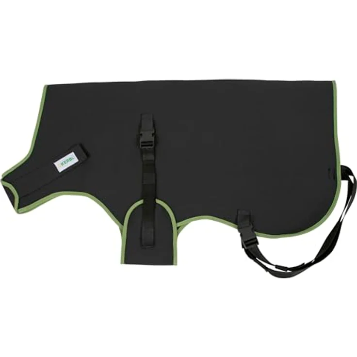Kerbl Kälberdecke Premium, Heizdecke für Kälber, schwarz, 70 cm – Bild 1