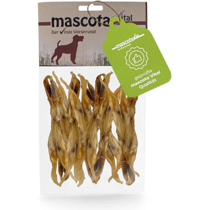Mascota vital Kaninchenohren, getreidefreier Hundesnack für sensible Tiere, 200g – Bild 2