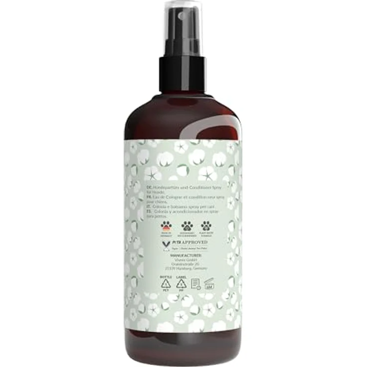 BELLY® Deodorant für Hunde, 250ml, frisches Baumwollaroma, neutralisiert Gerüche, pH neutral, vegan und tierversuchsfrei – Bild 3