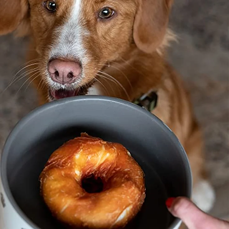 Nobby STARSNACK Barbecue Chicken Donut, Hundefutter-Snack aus 58% Hähnchenfleisch und 37% Rinderhaut, Ø 5 cm, 5 Stück (ca. 110 g) – Bild 4
