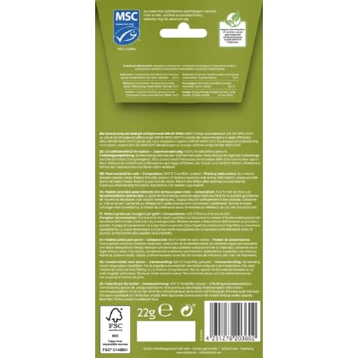 Dokas Thunfisch Filet 22g, Katzensnack aus 100% Thunfischfilet – Bild 2