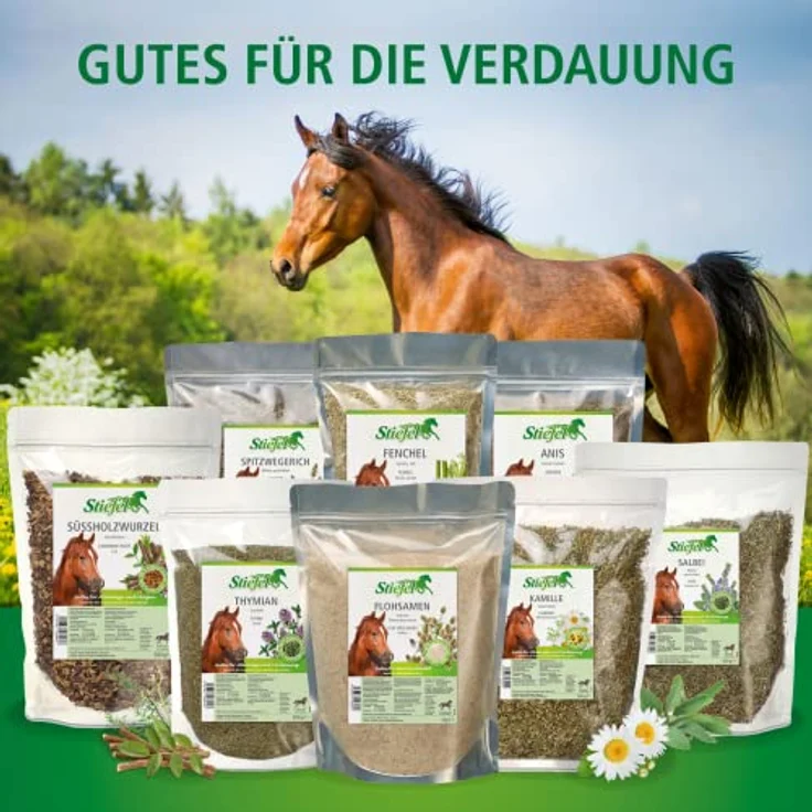 Stiefel Süßholzwurzel für Pferde, 100% natürlich geschnitten, Unterstützung des Bronchialsystems und Verdauungssystems, 600g – Bild 3