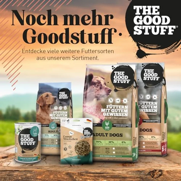 The Goodstuff Adult Lamm, Nährstoffreiches Hunde-Trockenfutter mit frischem Lamm und Amaranth, 12,5 kg – Bild 9