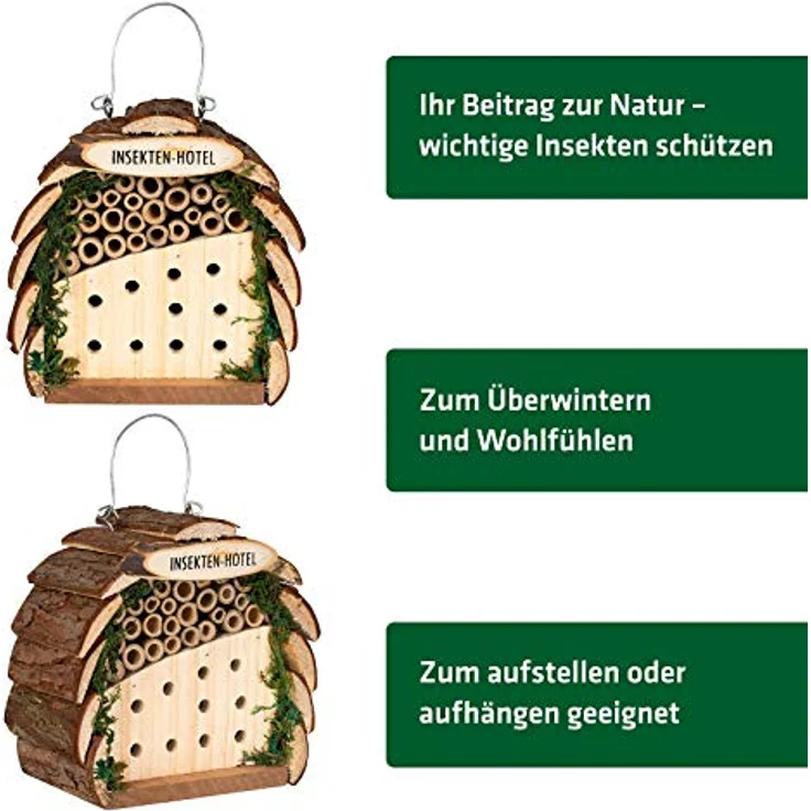 Gardigo Insektenhotel Bienen & Marienkäfer FSC – Bild 3
