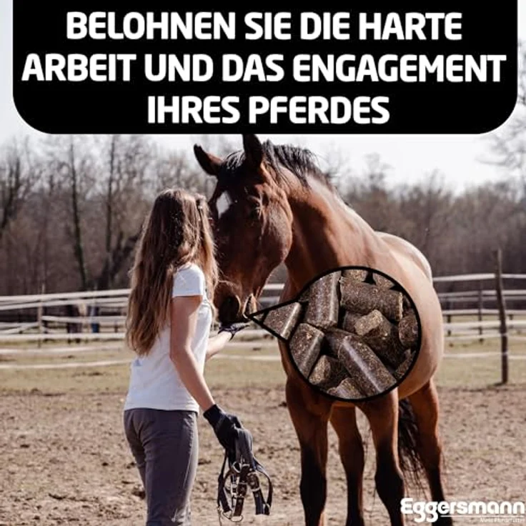 Eggersmann Mein Pferdefutter Lecker Bricks, 25 kg Pferde-Leckerlis mit natürlichem Lakritz-Geschmack, ideal zur Belohnung für Pferde & Ponys – Bild 3