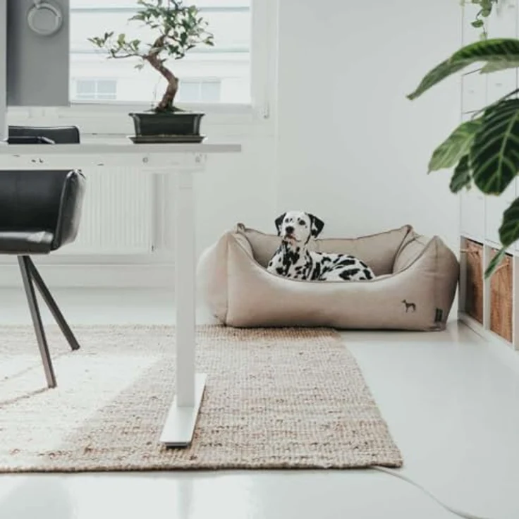 Hunter Hunde-Sofa Livingston beige M – 80x60 cm – Bild 8