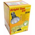Lucky Reptile Bright Sun UV Desert, 35 Watt Terrarien-Wärmelampe mit optimalem Lichtspektrum für Wüstenreptilien