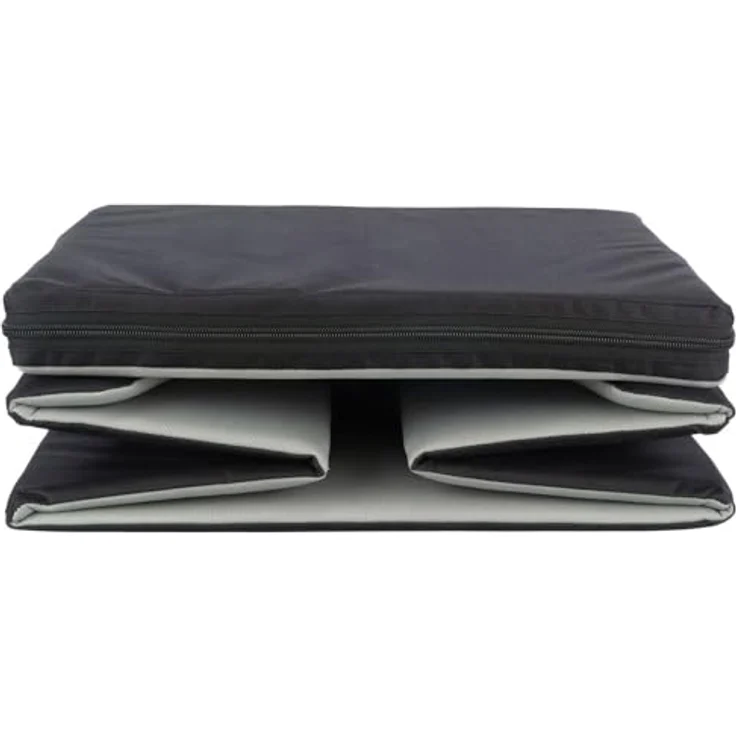 Trixie Autositz 45 × 28 × 40 cm schwarz/grau, mit Befestigungsgurten und herausnehmbarem Kissen – Bild 5