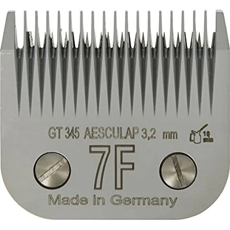 Kerbl GT357 SnapOn Aesculap Scherköpfe, 5 Scherkopf, 6.3mm Schnittlänge, 40mm Scherbreite, 50 Stück