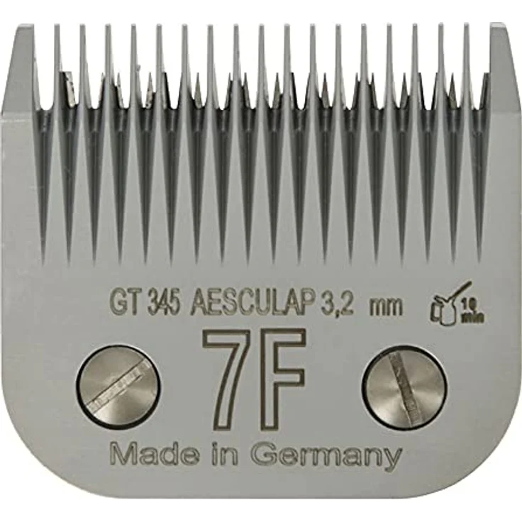 Kerbl GT357 SnapOn Aesculap Scherköpfe, 5 Scherkopf, 6.3mm Schnittlänge, 40mm Scherbreite, 50 Stück – Bild 1