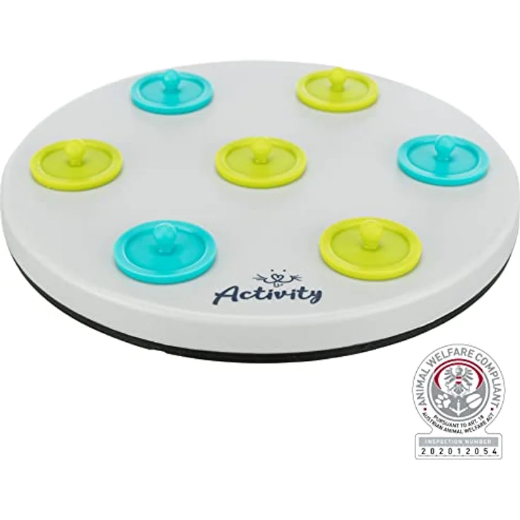 TRIXIE Tier-Beschäftigungsspielzeug Trixie Strategie-Spiel Snack Board für Kleintiere, schult Geschicklichkeit, Kunststoff, geeignet z.B. für Kaninchen – Bild 7