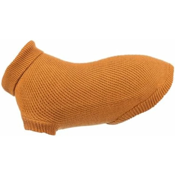 Trixie Citystyle Hundepullover Berlin Roest, warmer Pullover mit Kragen und Beinschlaufen, Größe L – Bild 5