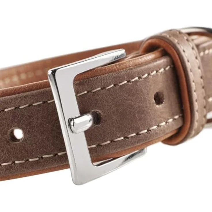 Hunter Hunde-Halsband Porto tabak-cognac M-L – Bild 8
