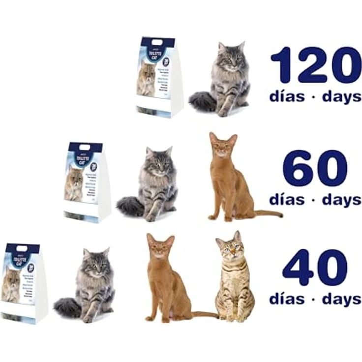 Nayeco CAT Toilette Arena SILICE GATO, Katzenstreu 7,5KG mit hoher Saugfähigkeit und geruchsbindenden Eigenschaften – Bild 2