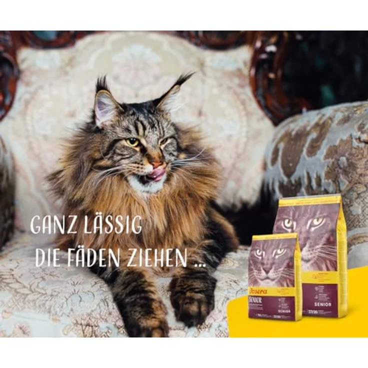 Josera Senior Trockenfutter für ältere Katzen, 10 kg, glutenfrei, Geflügel & Reis, leicht verdaulich, Nierenunterstützung – Bild 5