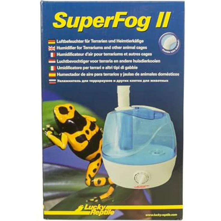 Lucky Reptile Super Fog II, Luftbefeuchter mit 2,1l Tank und 300ml/h Nebelleistung, kompakt und leise (30dB) – Bild 3