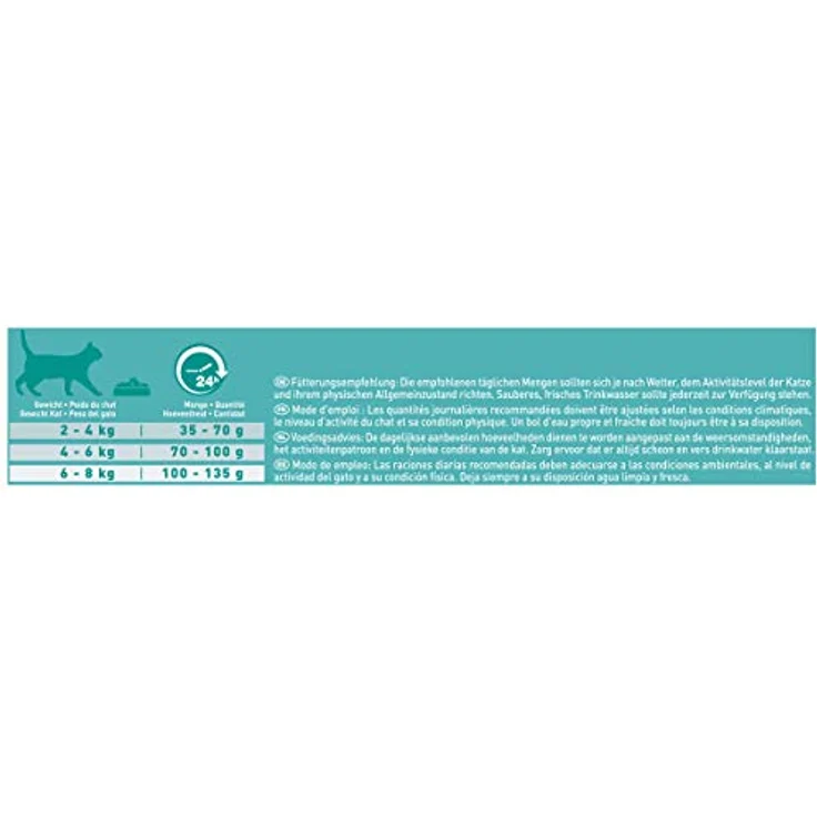 PURINA ONE BIFENSIS Coat and Hairball Katzentrockenfutter, reich an Huhn für gesunde Haut & Harnwege, reduzierter Haarballenbildung, 3 x 1,5 kg – Bild 5