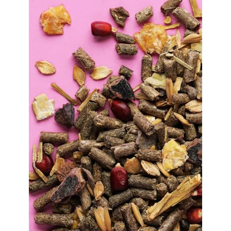 Little One Alleinfutter für Chinchillas, 100% natürliche Zutaten, 5er Pack (5 x 400 g) mit Vitaminen und Mineralstoffen, faserreiche Ernährung – Bild 2