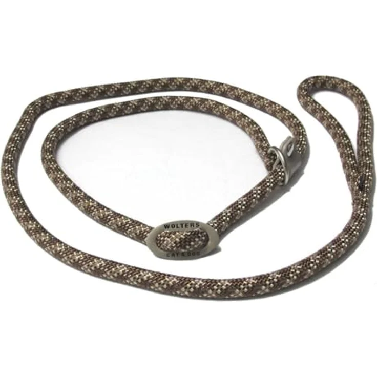 Wolters Everest-Tauprogramm Moxonleine, 180 cm x 1,3 cm, tabac/sand, robuster Nylon-Materialmix, Halsband + Leine mit Zugbegrenzer – Bild 2