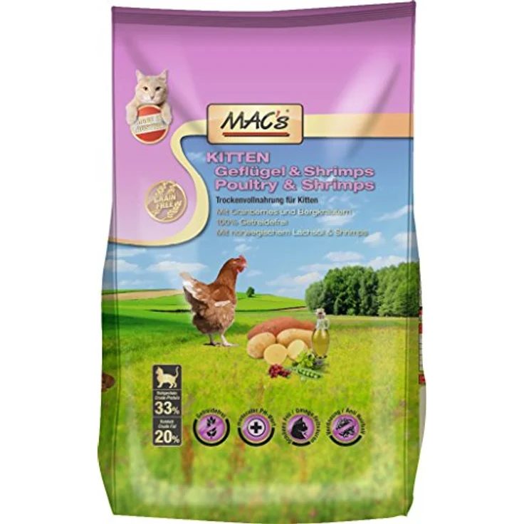 MAC's Katzenfutter getreidefrei Kitten, 1.5 kg - hoher Fleischanteil, ohne künstliche Aromastoffe, Made in Germany – Bild 2