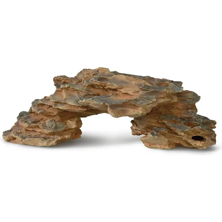 EBI Aqua Della Dragon Rock 5, Aquarium Dekoration aus hochwertigem Polyesterharz, 25 cm tief, 38 cm hoch, 16 cm breit, stabil und pflegeleicht