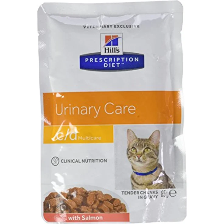 Hill's Prescription Diet c/d Multicare Urinary Care, Nassfutter für Katzen mit Lachs, 12x85 g zur Unterstützung der Harnwegsgesundheit – Bild 4