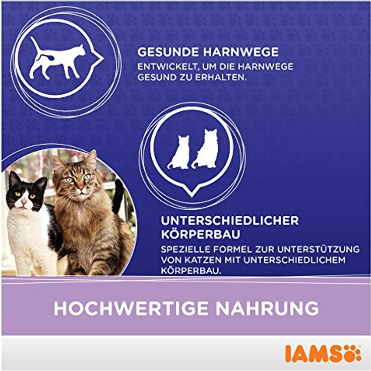 Iams Proactive Health Multi-Cat, Katzenfutter mit Huhn und norwegischem Lachs, 15 kg, für gesunde Haut und glänzendes Fell – Bild 5