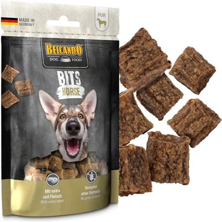 Belcando Bits Horse, 90 g Hundesnack mit extra viel Pferdefleisch, ohne Getreide und Zucker, luftgetrocknet – Bild 2