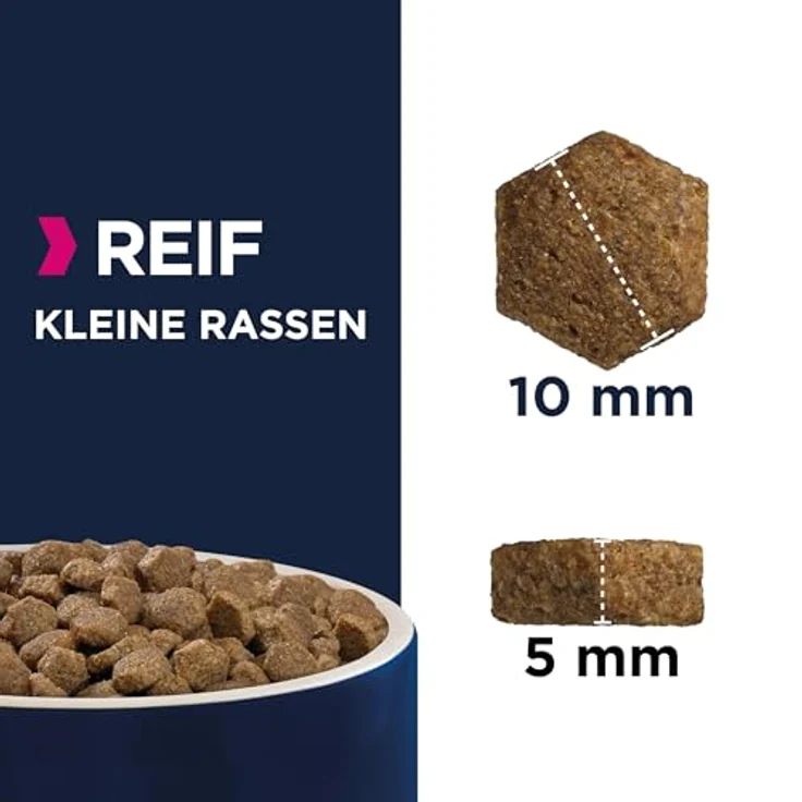 Eukanuba Hundefutter mit frischem Huhn für kleine Rassen, Premium Trockenfutter für reife Hunde, 3 kg, ideal für gesunde Gelenke und kräftige Muskulatur – Bild 3