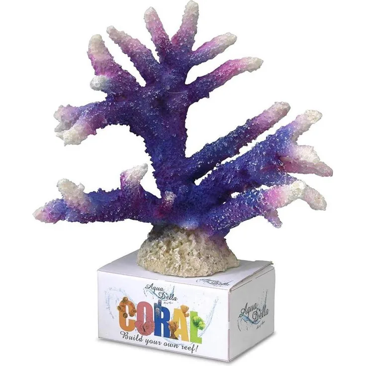 EBI Aqua Della Coral Module L Staghorn Coral, hochwertige Aquarium Dekoration, lila