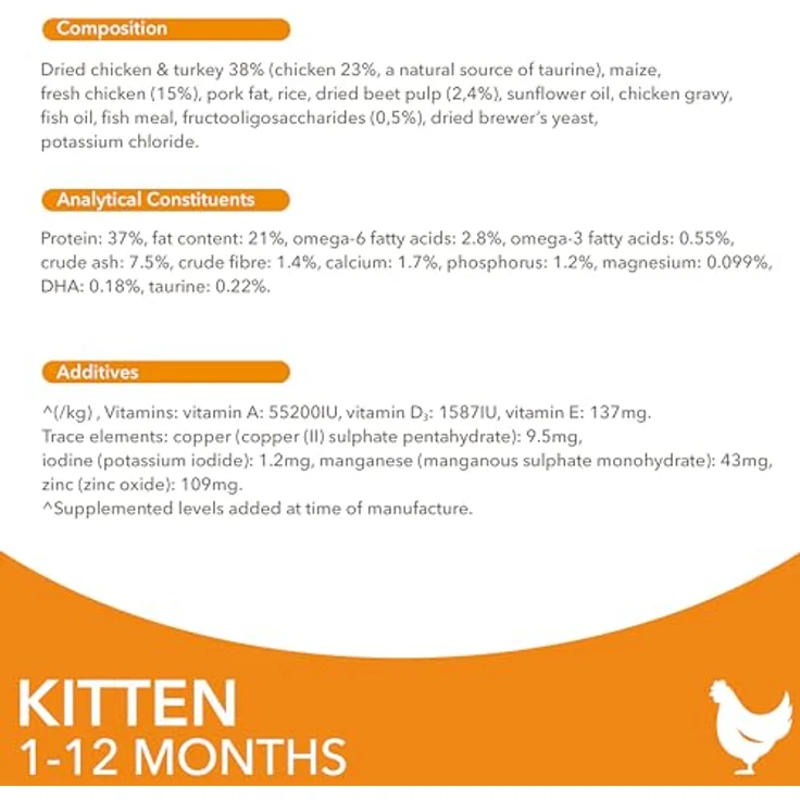 IAMS Katze Junior Huhn, Trockenfutter für junge Katzen, 800g – Bild 5