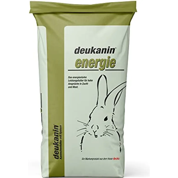 deuka deukanin Energie 25 kg, Leistungsfutter für Kaninchen, Alleinfuttermittel für Zucht und Säugezeit, nährstoffreich
