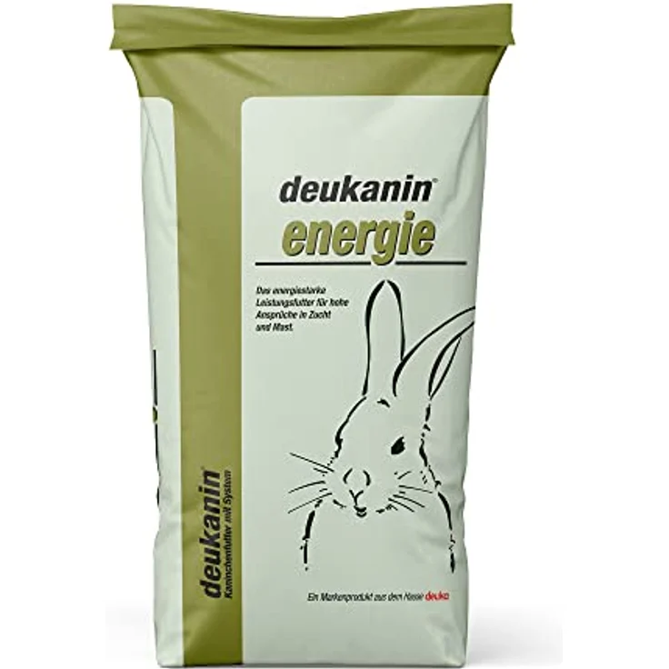 deuka deukanin Energie 25 kg, Leistungsfutter für Kaninchen, Alleinfuttermittel für Zucht und Säugezeit, nährstoffreich – Bild 1