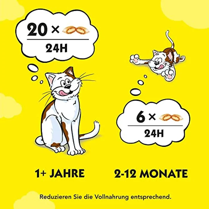 Dreamies Katzensnack Klassik Huhn, Sparpaket 6 x 60 g, knusprig und cremig-weich, mit Vitaminen, ohne künstliche Aromen – Bild 5