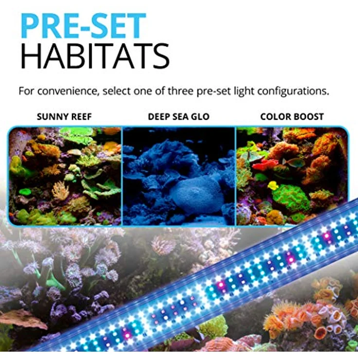 FLUVAL Marine 3.0 LED Aquariumleuchte, vollspektrale Aquarienbeleuchtung mit WLAN-Steuerung und 24-Stunden-Zyklus – Bild 6